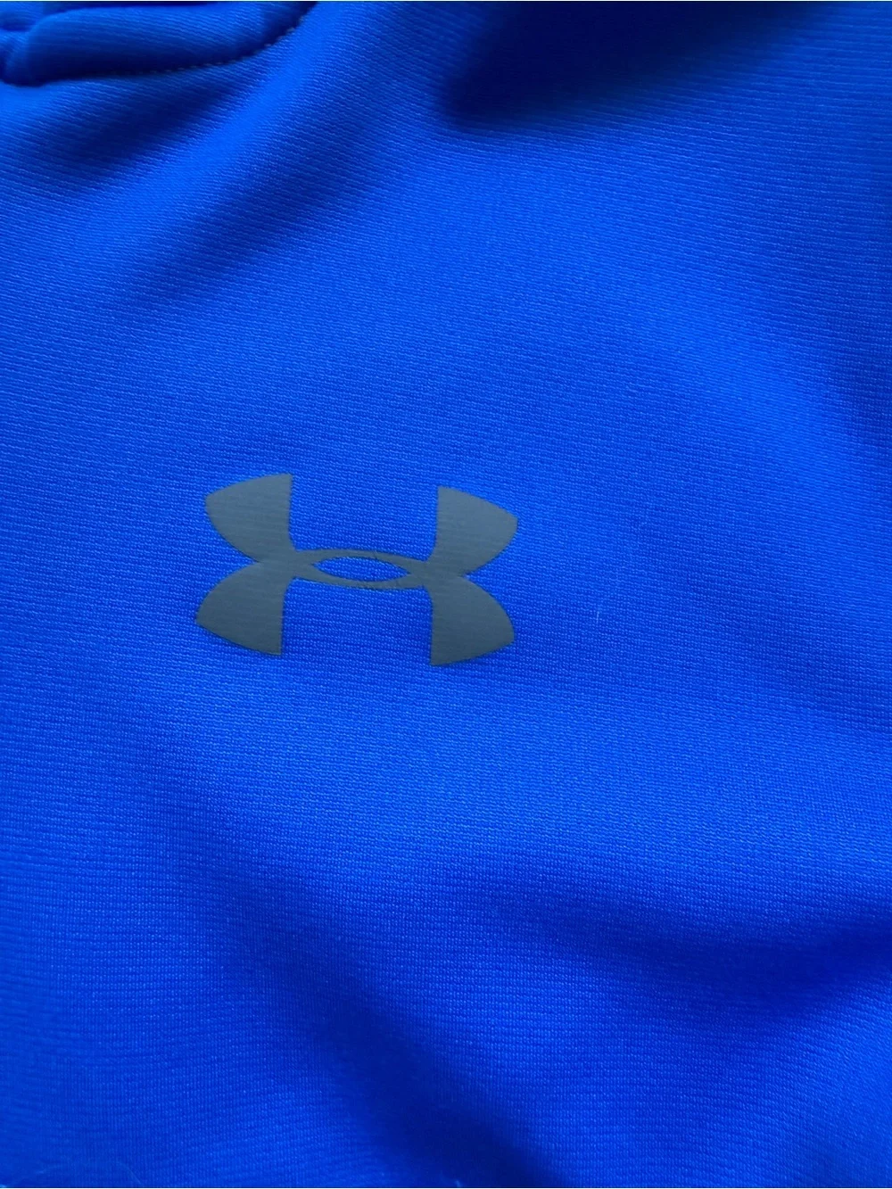 Under Armour ColdGear Boys’ YXL Royal Blue/Gray Full-Zip Fleece Hoodie